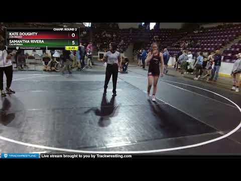 122 Lbs Champ. Round 2 - Kate Doughty, Colorado Vs Samantha Rivera, California 50fc