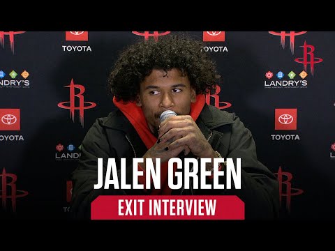 Jalen Green Exit Interview 23-24 | Houston Rockets