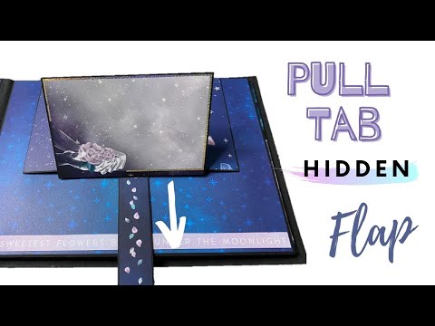 Pull Tab - Pop Up Tutorial | Flap appears and Flips over |  Pull Tab Slider Card | PopUp Card Idea