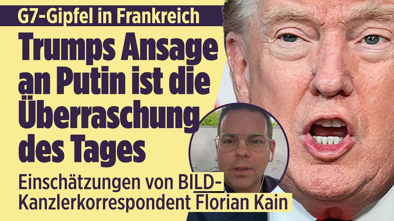 G7-Gipfel in Frankreich: Trumps Ansage an Putin ist die Überraschung des Tages