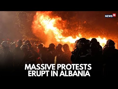 Albania Protests LIVE | Anti-Government Protest Turns Violent After Berisha Speech | Tirana LIVE