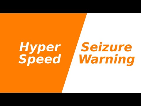 Hyper Speed Flashing Color Changing - White Orange Screen [10 Minutes SEIZURE WARNING]