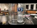 Vacuum Bell Jar - WATER BOTTLE BOIL - LOW pressure