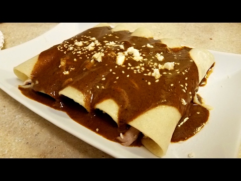 Enchiladas De Mole | Chicken Mole Enchiladas | Mole Sauce Recipe Video