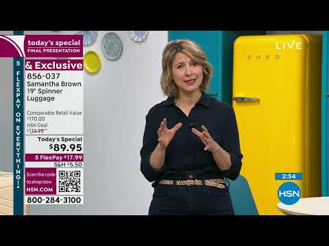HSN | Getaway-Ready Event Finale - Samantha Brown 01.28.2024 - 11 PM