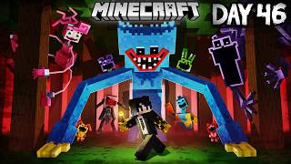 I Survived 100 Days in the Poppy Playtime Huggy & Friends Minecraft Add-On!