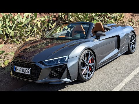 New Audi R8 + Closed Private Road = Happy New Year! 4k