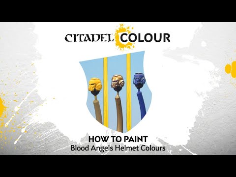 How to Paint Space Marines: Blood Angels Helmet Colours