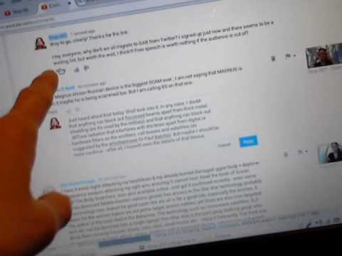 YouTube sabotage!!! Stephen O Neill's comment too hot! (Targeted Individuals) (Stop 007)