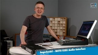 Video thumbnail for Test - Motu 828X Audio-Interface - deutsch by musotalk