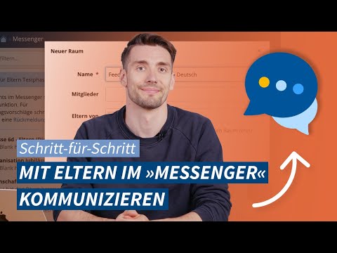 Direct communication with parents via the IServ module “Messenger”