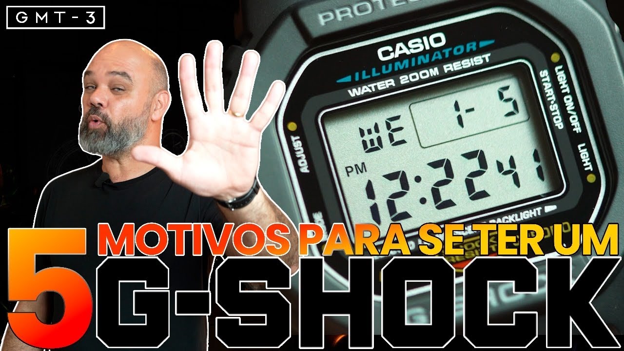 5 Motivos para ter (e 1 pra não ter) um G Shock DW-5600