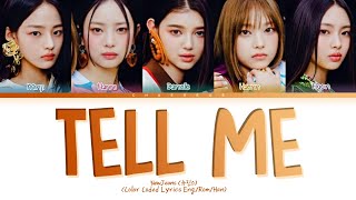 NewJeans Tell Me (original: Wonder Girls) Lyrics (Color Coded Lyrics)