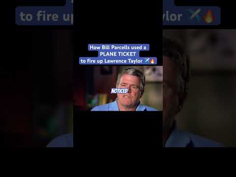 How Bill Parcells Used a Plane Ticket to Motivate Lawrence Taylor 🧠🔥