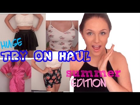 HUGE SUMMER FASHION HAUL (TRY ON) Video