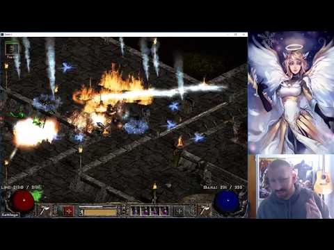 SECRET COW LEVEL with ETHEREAL THROW BARB - Path of Diablo