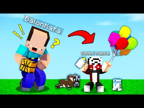 BALON KAFAYI BEBEK OLUP TROLLEDİM ! - Minecraft