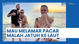 Viral Momen Apes Pria Tercebur ke Laut saat Hendak Lamar Kekasihnya, Gegara Kotak Cincin Jatuh