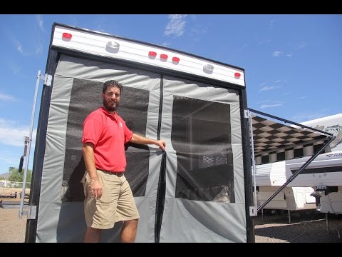 DuneSport Toy Hauler 101 - Tailgate Rear Screen Door DuneSport
