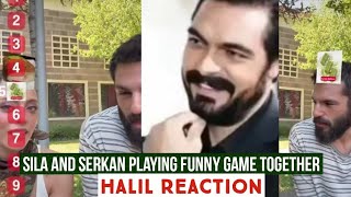 Sila Turkoglu and Serkan Playing Funny Game !Halil Ibrahim Ceyhan Reaction