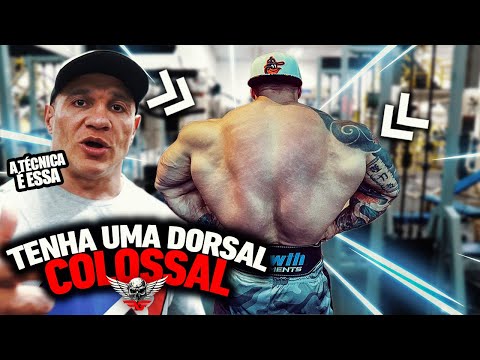 DORSAL MONSTRUOSA - DICAS VALIOSAS PARA TER UM DORSAL INSANA - FABIO GIGA PASSOU O TRUQUE