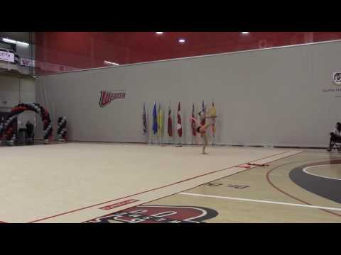 Emma Lozhkin Senior Ribbon 2016 CDN Championships RG Comp B