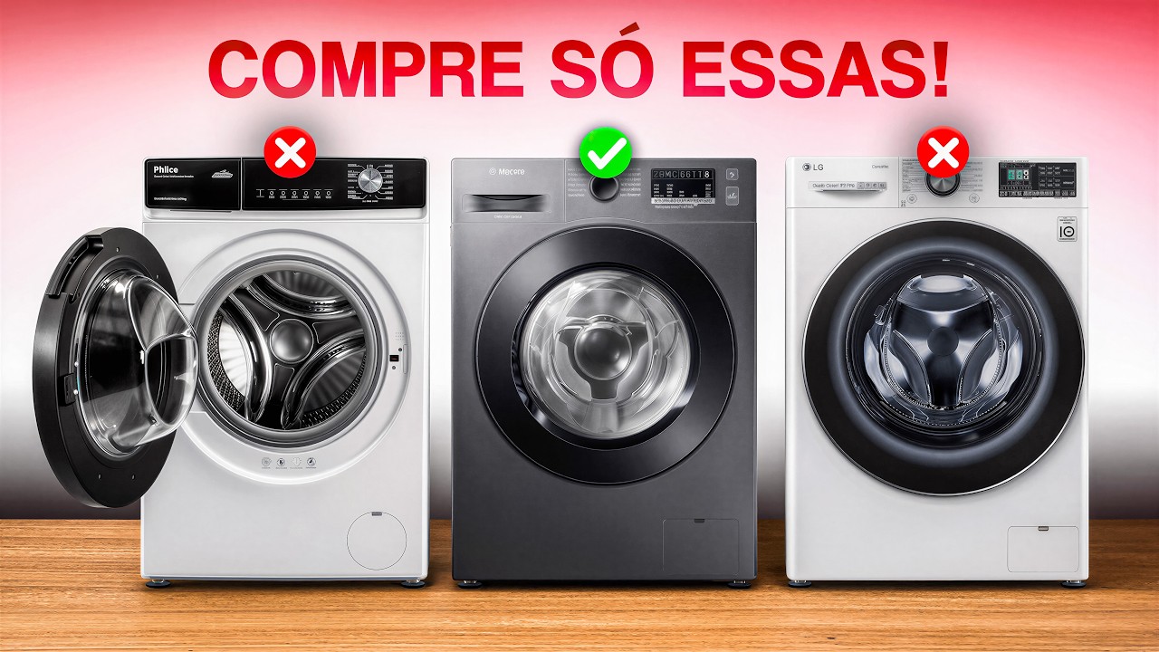 TOP 5 Melhores LAVA E SECA para Comprar SEM ERRO em 2026 (90% ERRA na Escolha!)