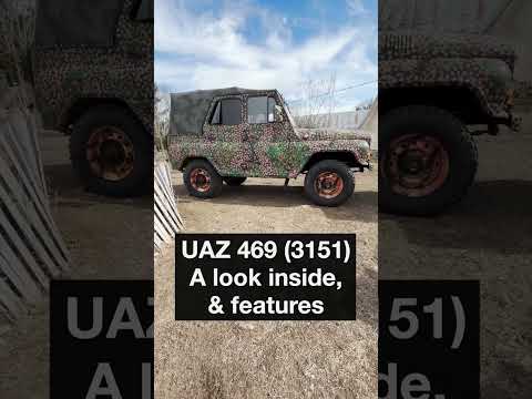 UAZ 469 (3151) look inside & features