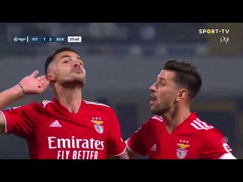 Goal | Golo Nemanja Radonjic: Vitória SC 1-(3) Benfica (Taça da Liga 21/22 - Fase 3 - Jornada 2)