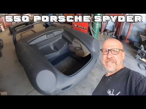 550 Porsche Spyder Needs A TON of Work Engine Mock Up and Fabrication Speed Racing Kit Car Replica $