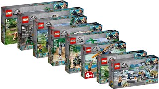 All LEGO Jurassic World Legend of Isla Nublar Sets 2019 - 2020 CompilationCollection Speed Build by AustrianLegoFan