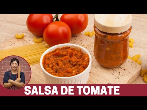 Como hacer salsa de tomate casera y como almacenar en casa – Salsa de tomate para pizza o pasta