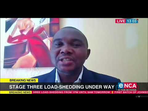 Stage three load shedding under way