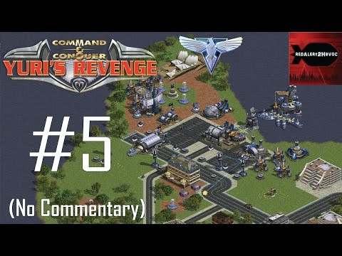 C&C: RA2: Yuri's Revenge - Allied Campaign Playthrough Part 5 (Clones Down Under, No Commentary)