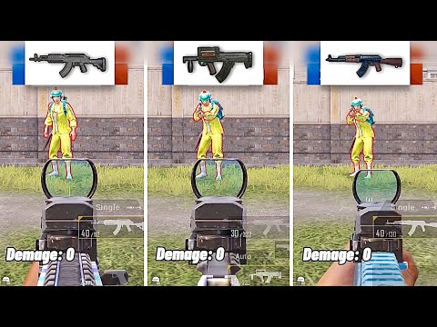 AKM vs M762 vs Groza | PUBG MOBILE / BGMI | Compare weapons part 2