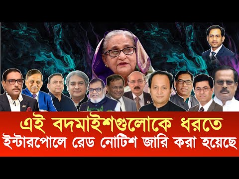 এই বদমাইশগুলোকে ধরতে ইন্টারপোলে রেড নোটিশ জারি করা হয়েছে #NewYorkVoiceBangla #MdNazmulHasan