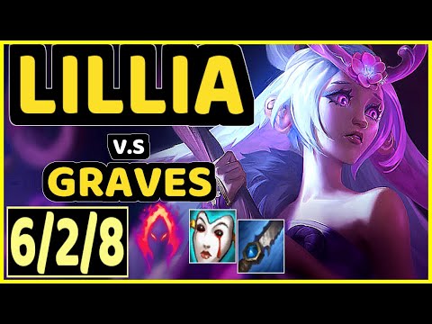 KREOX (LILLIA) vs GRAVES - 6/2/8 KDA JUNGLE GAMEPLAY - EUW Ranked GRANDMASTER