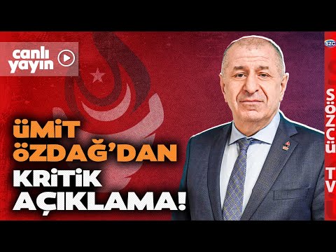 Ümit Özdağ'dan Gündemi Sarsan Açıklamalar! İmralı, Erdoğan, Bahçeli, Barzani