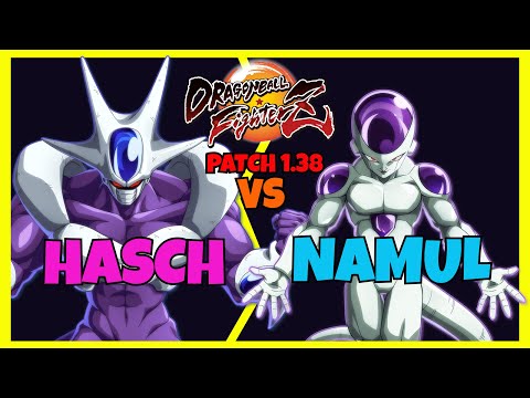 DBFZ - HASCH vs NAMUL gameplays (Base Vegeta, Android 18, Cooler vs Gogeta 4, Android 21, Frieza)