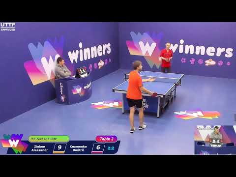 WINners CUP table 2  19.10 Ziakun Aleksandr - Kuzmenko Dmitrii  22:15