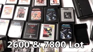 Mega Atari 2600 & 7800 Lot Unboxing - The No Swear Gamer