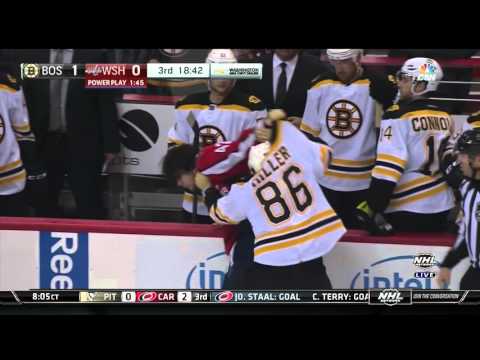 Kevan Miller fights Tom Wilson twice 10/2/15 (preseason)