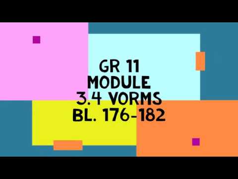 Gr 11 Module 3.4 Vorms