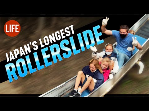 乘坐日本最長的滾軸滑梯｜生活在日本 第106集 (Riding Japan's Longest Roller Slide | Life in Japan Episode 106)