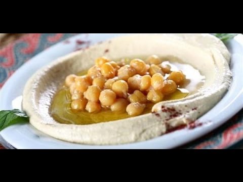 Arabic Food - Syrian style - how to make Hummus 😍😍😍