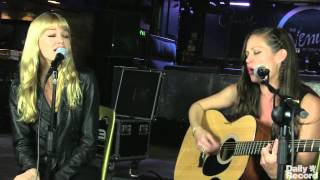 The Pierces perform &#39;Kings&#39; in a Daily Record acoustic session at Oran Mor in Glasgow