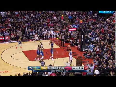 Siakam runs the break and hits Green for a corner 3