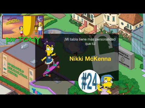 Los Simpson Springfield "VanHouten'20: Cap. 24 - Nikki McKenna y el recinto de skate" por Tony