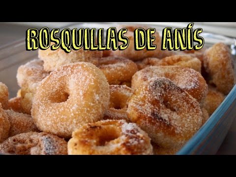 Rosquillas de anís fáciles para carnaval