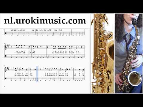 Saxofoonles (Tenor) Lady Gaga, Bradley Cooper - Shallow Muzieknoten Cursus um-i374